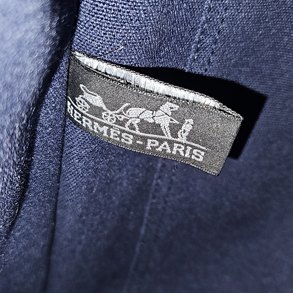 HERMES Fourre Tout large MM toile canvas tote EUC - Picture 8 of 12